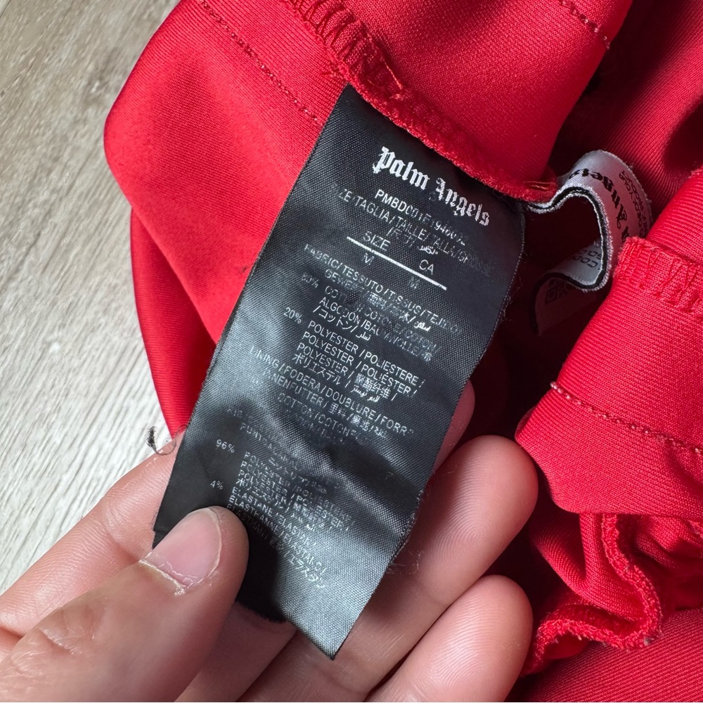 Palm Angels Men’s Sweat Pants Size Medium Red - Picture 6 of 7